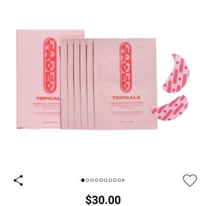 Topicals Brightening and Clearing Eye Masks (NIB)